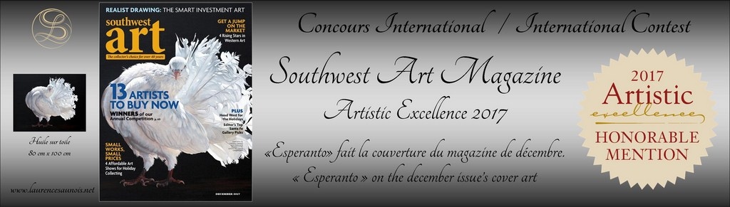 Southwest Art Magazine - Laurence Saunois, artiste peintre animalier