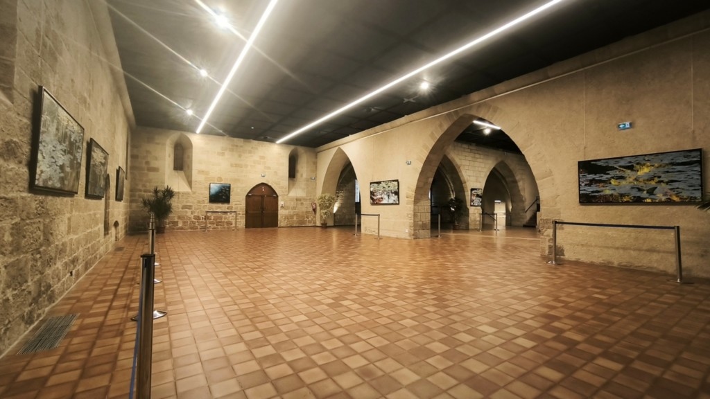 Nympheus Luminansis Exhibition, Water Lilies of Light - Figeac, artist Laurence Saunois