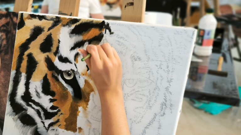 Stage de peinture à l'huile : Maître de stage Laurence Saunois 3