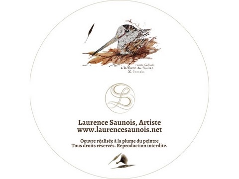  Iron woodcock's feather box: artist Laurence Saunois -30-verso