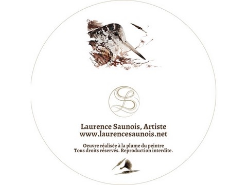 Boite à plumes du peintre en fer : artiste Laurence Saunois -34-verso