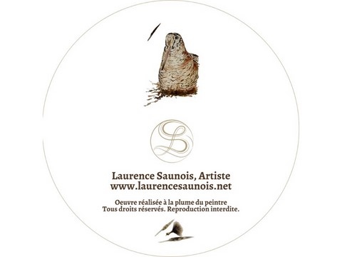 Iron woodcock's feather box: artist Laurence Saunois -50-verso
