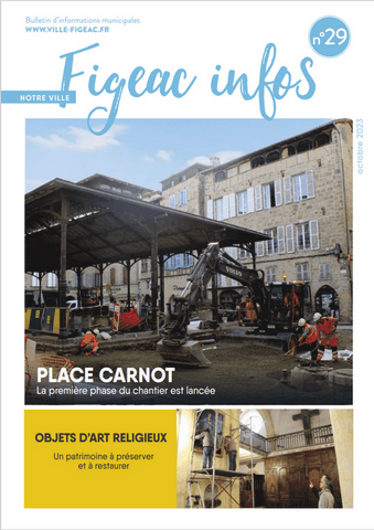 Bulletin municipal de Figeac - couverture - Octobre 2023