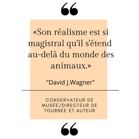 citation de David J. Wagner à propos de l'artiste Laurence Saunois