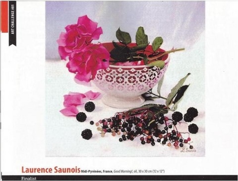 International Artist Magazine - Laurence Saunois, artist - Finalist 2015