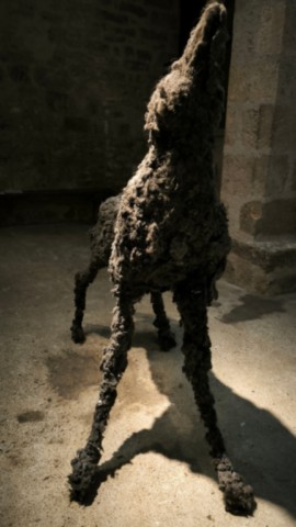 Loup de poussière de Lionel Sabatté, rencontre Laurence Saunois, artiste animalier