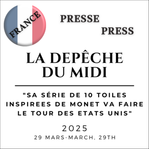 article de presse de la Dêche du midi sur Nympheus Luminansis