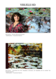 Visuels pour le dossier de presse Nympheus Luminansis de L'artiste Laurence Saunois